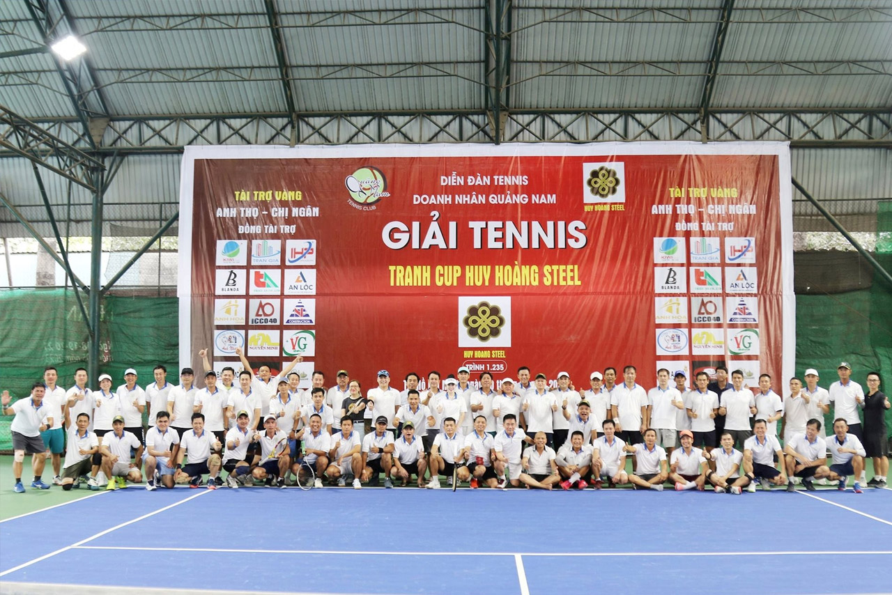 160 vận động viên tham gia giải tennis người Quảng xa quê