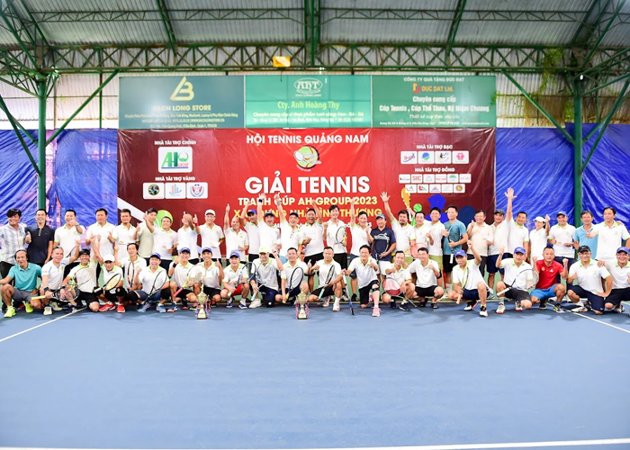 Gần 600 triệu được quyên góp tại giải tennis tranh cúp An Hiệp Phát 2023